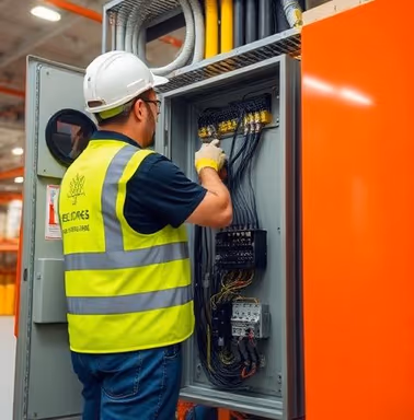 Instalação de quadro de distribuição elétrica residencial em Blumenau